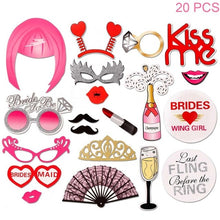 Load image into Gallery viewer, Fun Wedding photo booth props