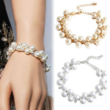 Load image into Gallery viewer, Pearl bracelets for brides