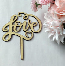 Load image into Gallery viewer, Wooden Cake Topper