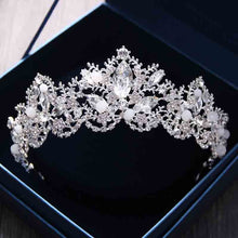 Load image into Gallery viewer, Baroque luxury crystal bridal Crown/Tiara