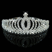 Load image into Gallery viewer, Princess crown with crystal rhinestone