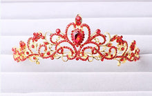 Load image into Gallery viewer, Princess crown with crystal rhinestone