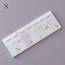 Load image into Gallery viewer, Wedding planning - Weekly planner memo pad sticky notes (40 sheets)