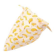 Load image into Gallery viewer, Fur-ends -  Bandana with fruit print scarf (Adjustable Size) for the big day!