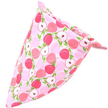 Load image into Gallery viewer, Fur-ends -  Bandana with fruit print scarf (Adjustable Size) for the big day!