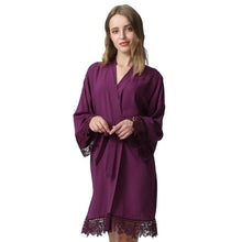 Load image into Gallery viewer, Bridesmaid gift idea - Satin silk robe