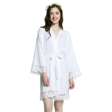 Load image into Gallery viewer, Bridesmaid gift idea - Satin silk robe