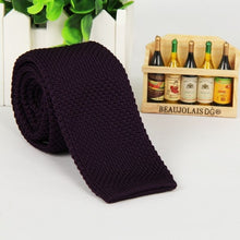 Load image into Gallery viewer, 5.5 cm knit skinny tie