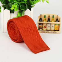 Load image into Gallery viewer, 5.5 cm knit skinny tie