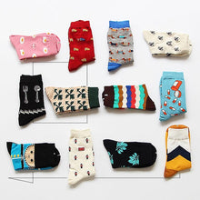 Load image into Gallery viewer, Cotton cartoon socks for men