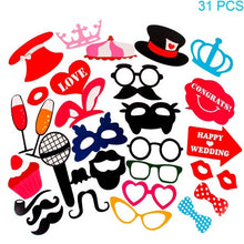 Load image into Gallery viewer, Fun Wedding photo booth props