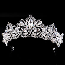 Load image into Gallery viewer, Baroque luxury crystal bridal Crown/Tiara