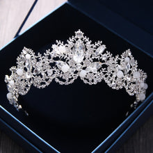 Load image into Gallery viewer, Baroque luxury crystal bridal Crown/Tiara