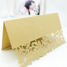 Load image into Gallery viewer, Laser cut name card (50 pieces)