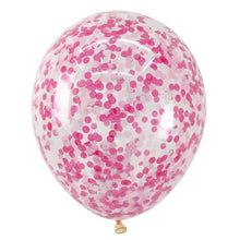 Load image into Gallery viewer, Balloons with colourful foil confetti (10 pcs)