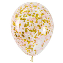 Load image into Gallery viewer, Balloons with colourful foil confetti (10 pcs)