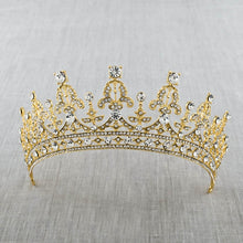 Load image into Gallery viewer, Baroque luxury crystal bridal Crown/Tiara
