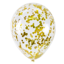 Load image into Gallery viewer, Balloons with colourful foil confetti (10 pcs)