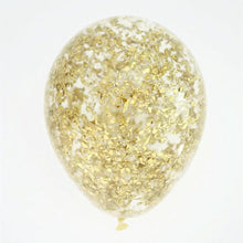 Load image into Gallery viewer, Balloons with colourful foil confetti (10 pcs)