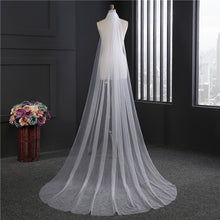 Load image into Gallery viewer, White/Ivory Wedding Bridal Veil One-layer (3 meter or 2 meter)