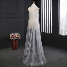 Load image into Gallery viewer, White/Ivory Wedding Bridal Veil One-layer (3 meter or 2 meter)