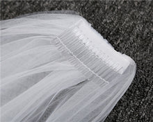 Load image into Gallery viewer, White/Ivory Wedding Bridal Veil One-layer (3 meter or 2 meter)