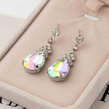 Load image into Gallery viewer, Cubic zirconia drop earrings