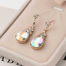 Load image into Gallery viewer, Cubic zirconia drop earrings