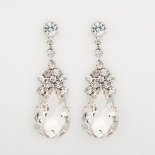 Load image into Gallery viewer, Cubic zirconia drop earrings