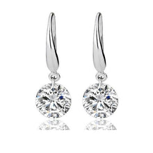 Load image into Gallery viewer, Zircon drop earrings