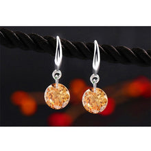 Load image into Gallery viewer, Zircon drop earrings