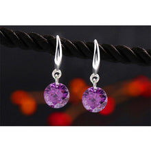 Load image into Gallery viewer, Zircon drop earrings
