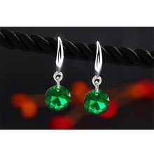 Load image into Gallery viewer, Zircon drop earrings