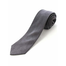 Load image into Gallery viewer, Cotton 2.4'' skinny plaid solid cashmere tie