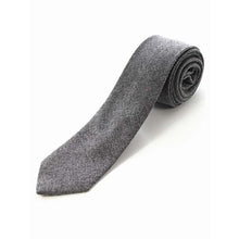 Load image into Gallery viewer, Cotton 2.4'' skinny plaid solid cashmere tie