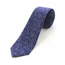 Load image into Gallery viewer, Cotton 2.4'' skinny plaid solid cashmere tie