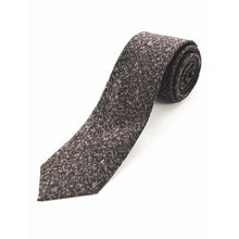Load image into Gallery viewer, Cotton 2.4'' skinny plaid solid cashmere tie