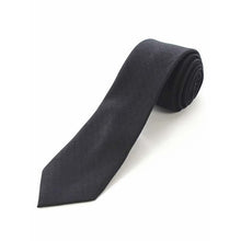 Load image into Gallery viewer, Cotton 2.4'' skinny plaid solid cashmere tie