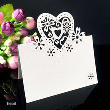 Load image into Gallery viewer, Wedding place cards (Laser cut, 50 Pieces)
