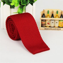 Load image into Gallery viewer, 5.5 cm knit skinny tie