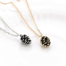 Load image into Gallery viewer, Mini pine cone necklaces