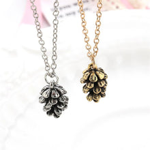 Load image into Gallery viewer, Mini pine cone necklaces