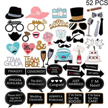Load image into Gallery viewer, Wedding photo booth props