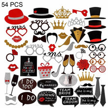 Load image into Gallery viewer, Wedding photo booth props