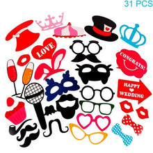 Load image into Gallery viewer, Wedding photo booth props