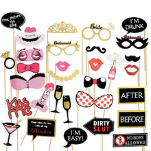 Load image into Gallery viewer, Rustic wedding photo booth props