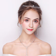 Load image into Gallery viewer, Wedding tiaras with shining rhinestones