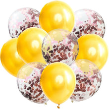 Load image into Gallery viewer, Latex Balloons with Colour Confetti (10 pcs/12")