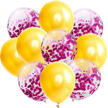Load image into Gallery viewer, Latex Balloons with Colour Confetti (10 pcs/12")