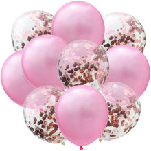 Load image into Gallery viewer, Latex Balloons with Colour Confetti (10 pcs/12")